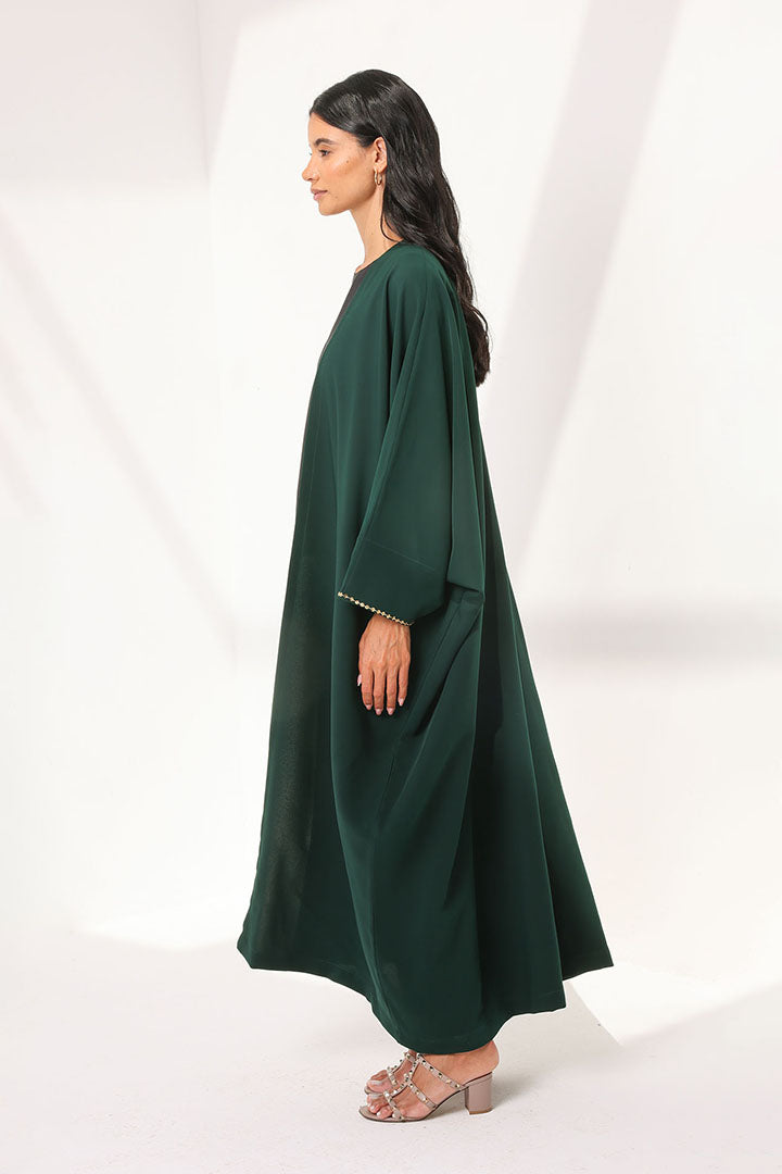 Plain Green Abaya