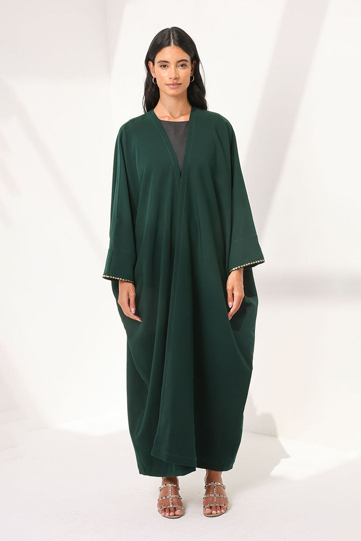 Plain Green Abaya