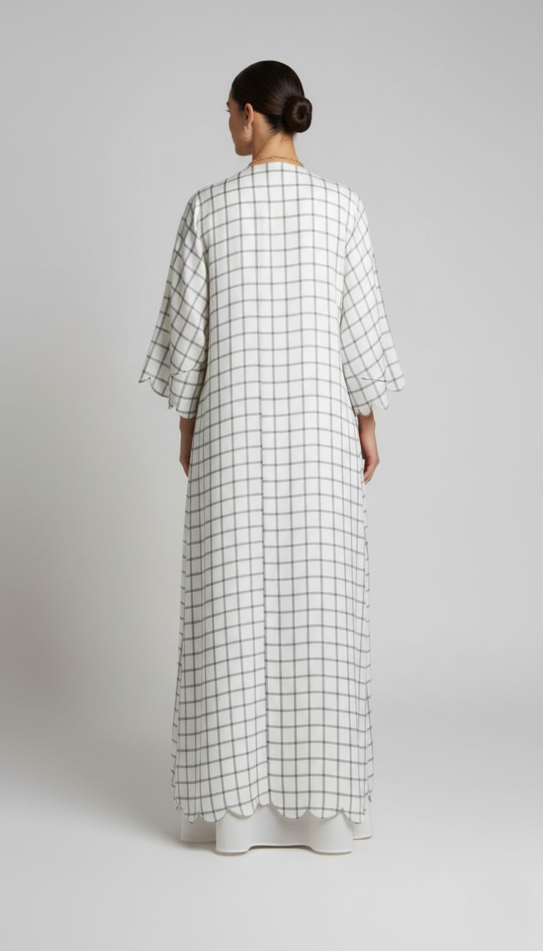 Off White Raya Abaya
