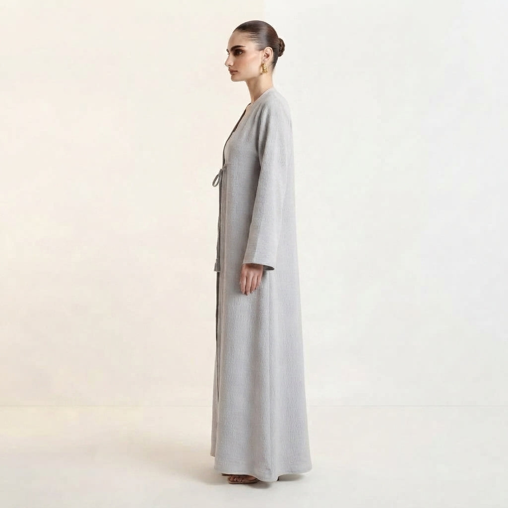 Gray Zayna Abaya