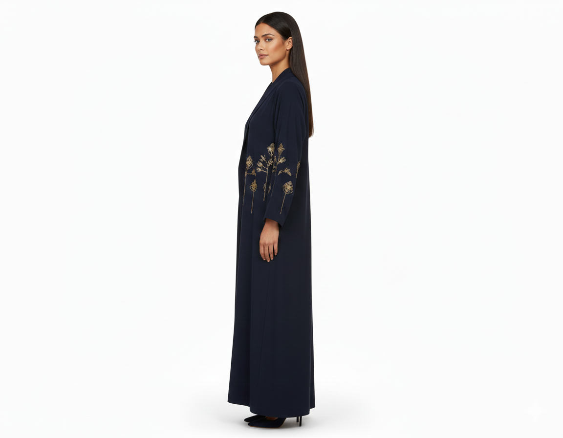 Navy Amal Abaya