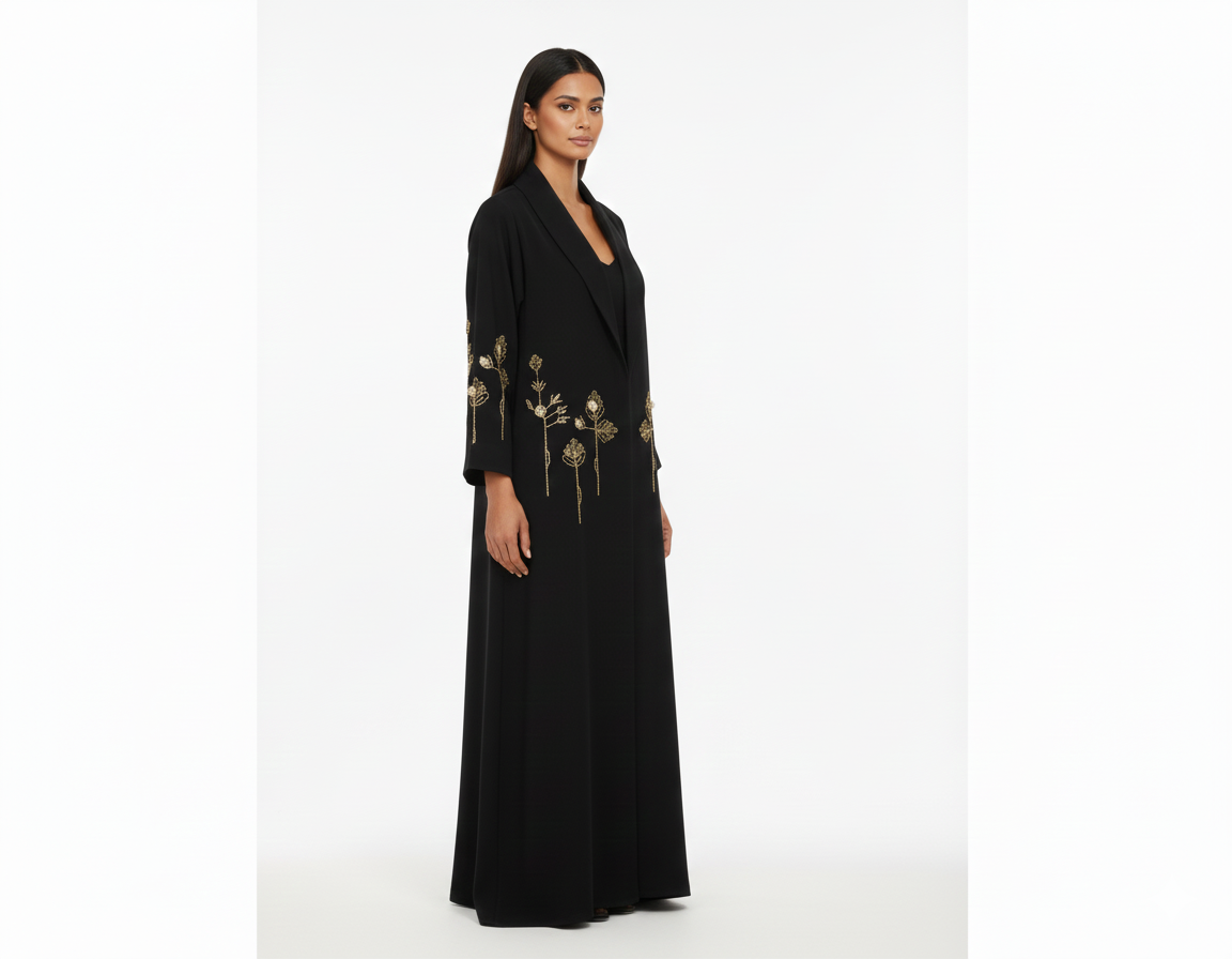 Black Amal Abaya