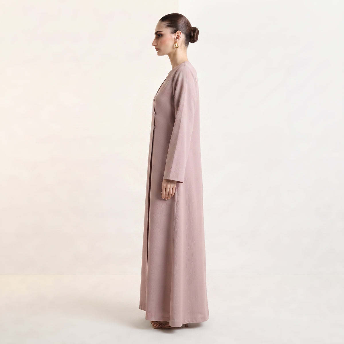 Light Pink Layana Matte Abaya