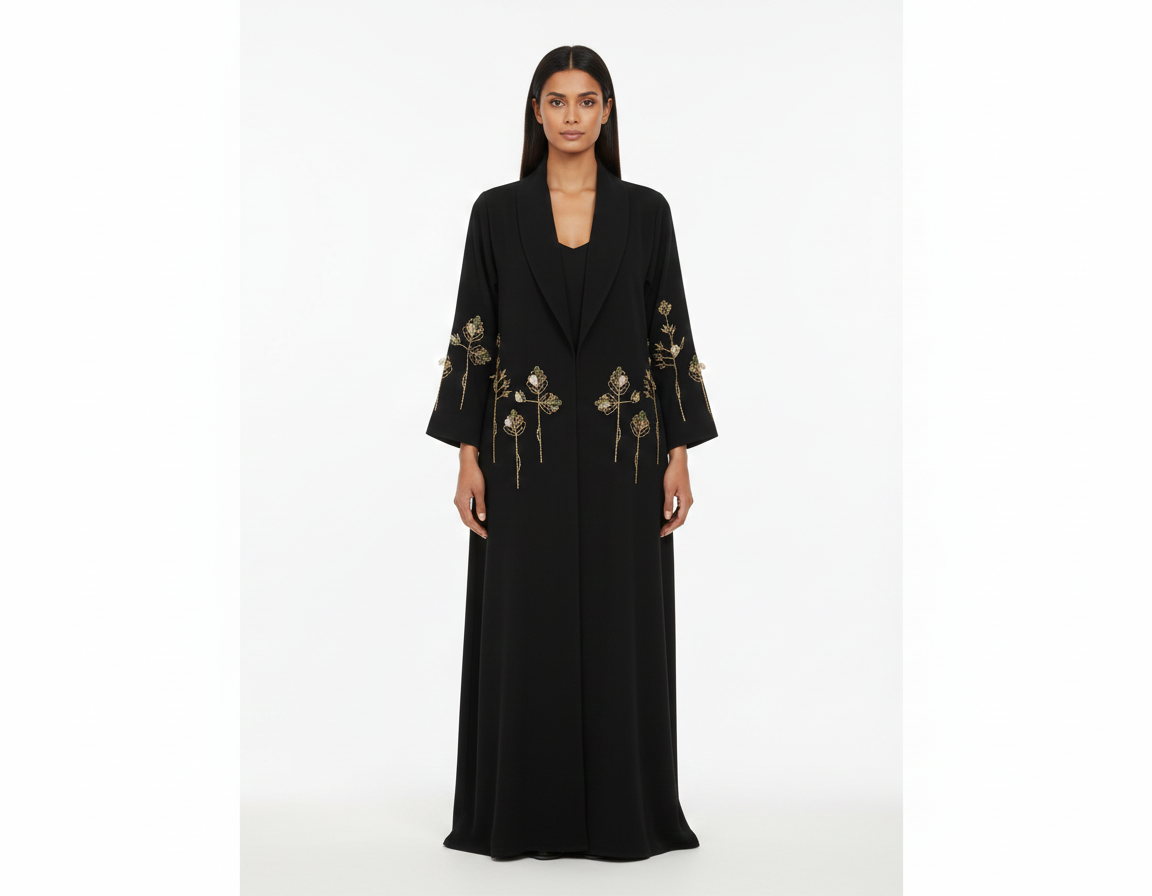 Black Amal Abaya