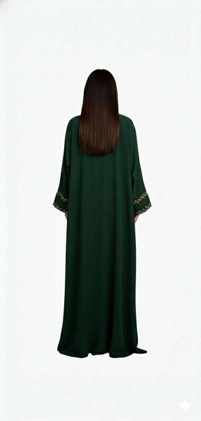 Bisht Embroidery Abaya