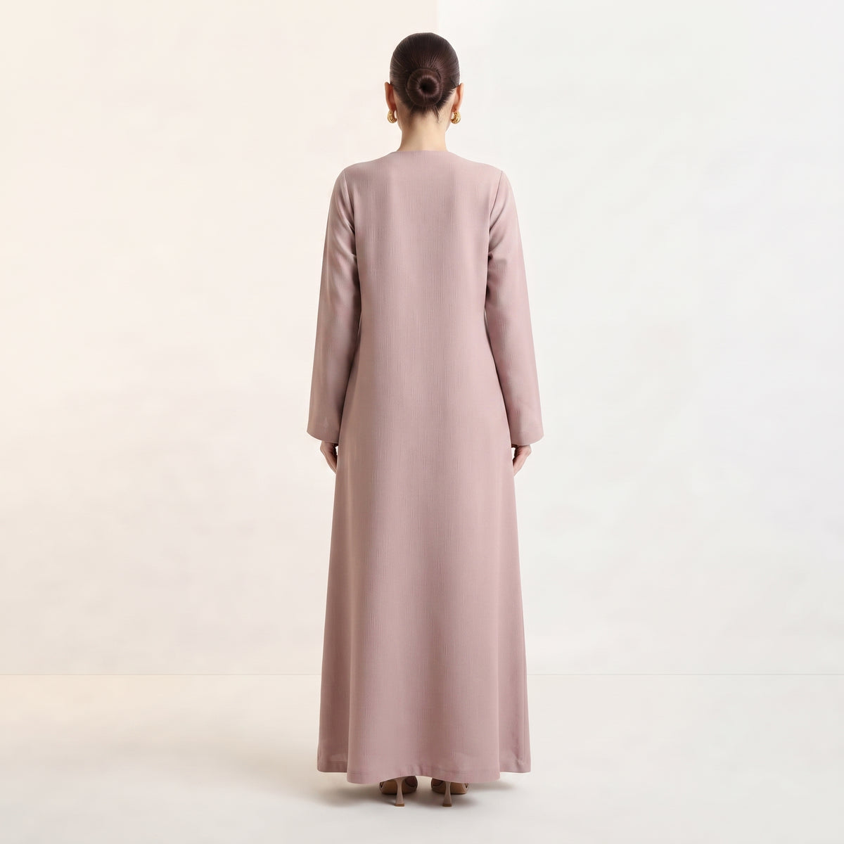 Light Pink Layana Matte Abaya