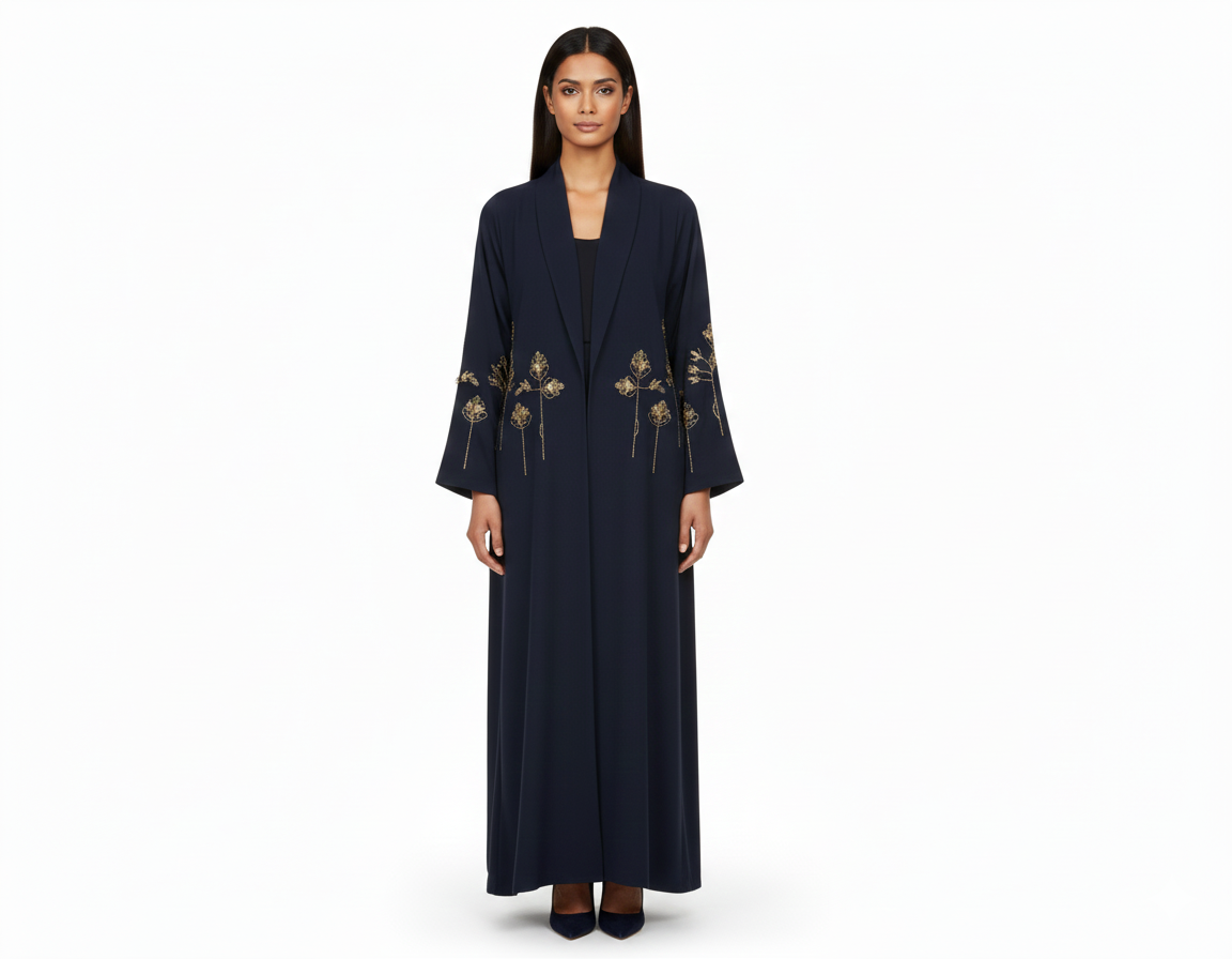 Navy Amal Abaya