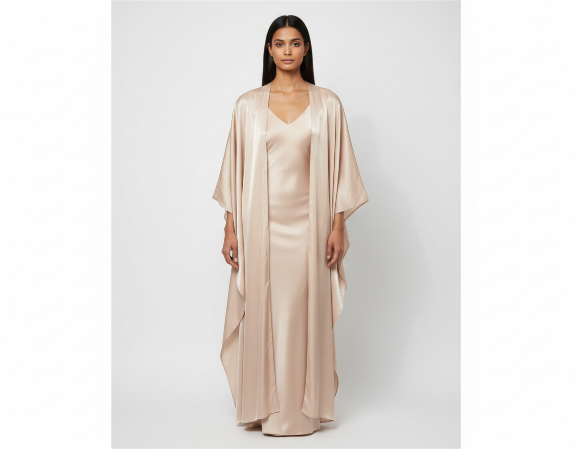 Light Beige Hana Abaya