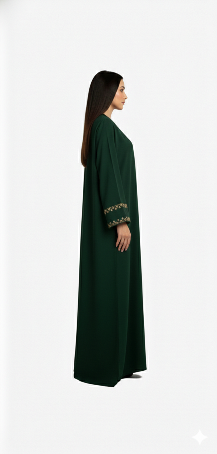 Bisht Embroidery Abaya