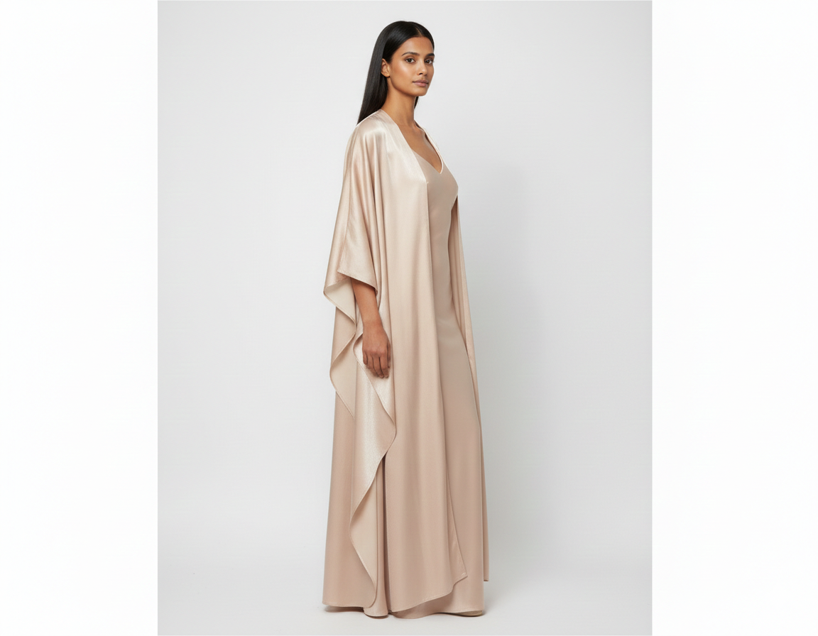 Light Beige Hana Abaya