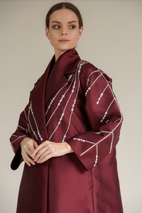 Coat Embellished Abaya