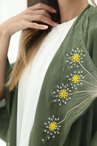 Floral Front Embroidery