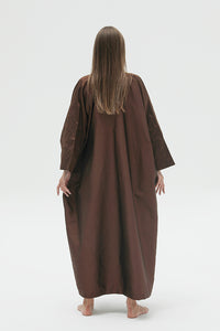 Plain Puff Sleeve Abaya