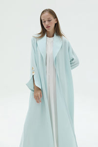 Coat Abaya With Button Sleeve