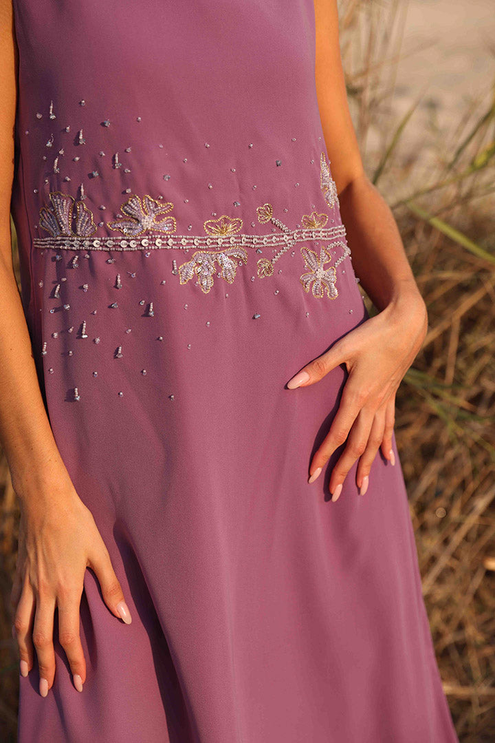 Dress With Detailed Gold Embroidery